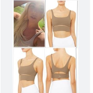 ALO Yoga Tan Sports Bra
